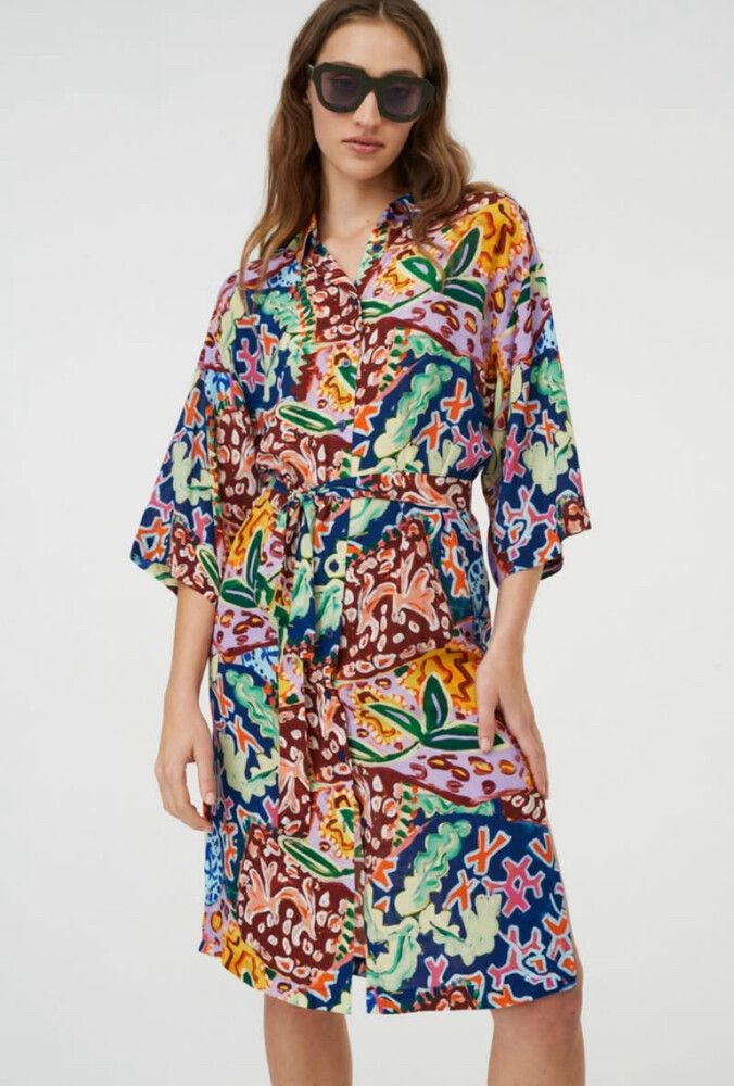 Gorman silk shirt dress