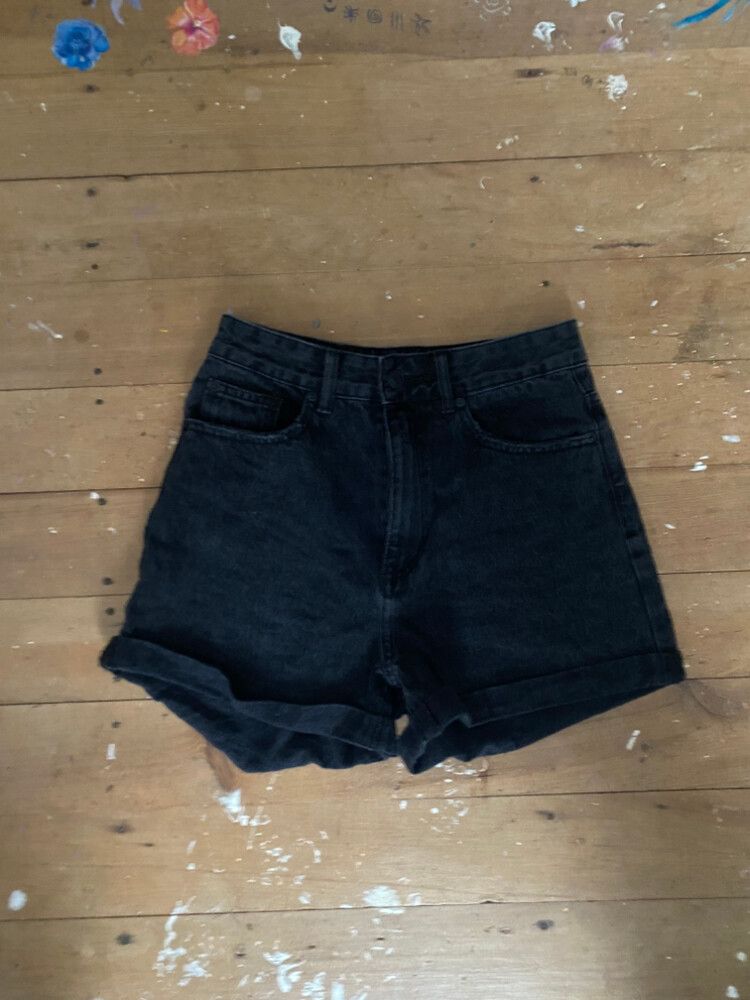 Glassons Denim Black Shorts