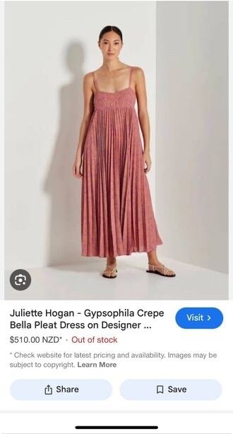 Juliette Hogan Pleated Maxi
