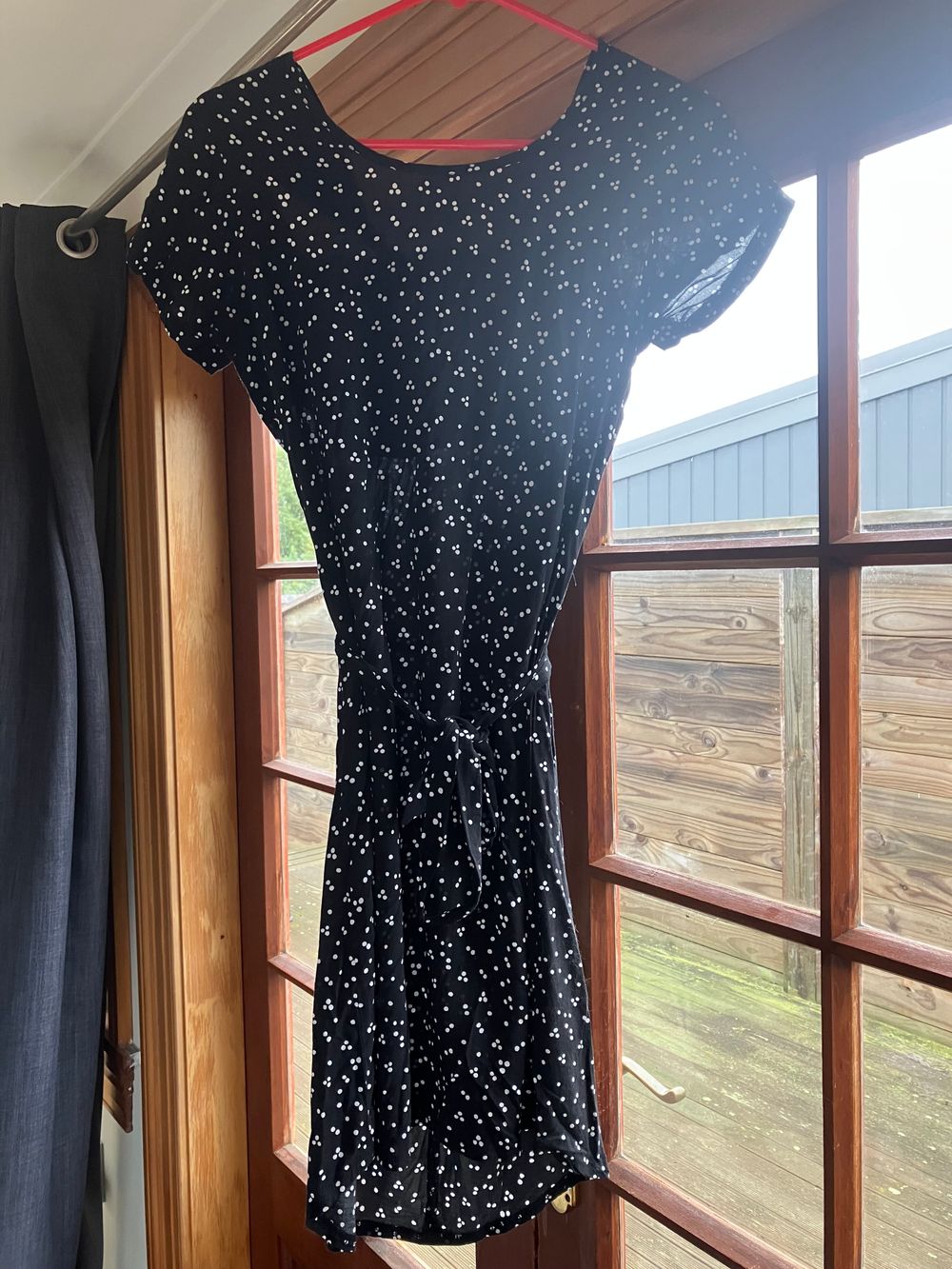 Black and white dress