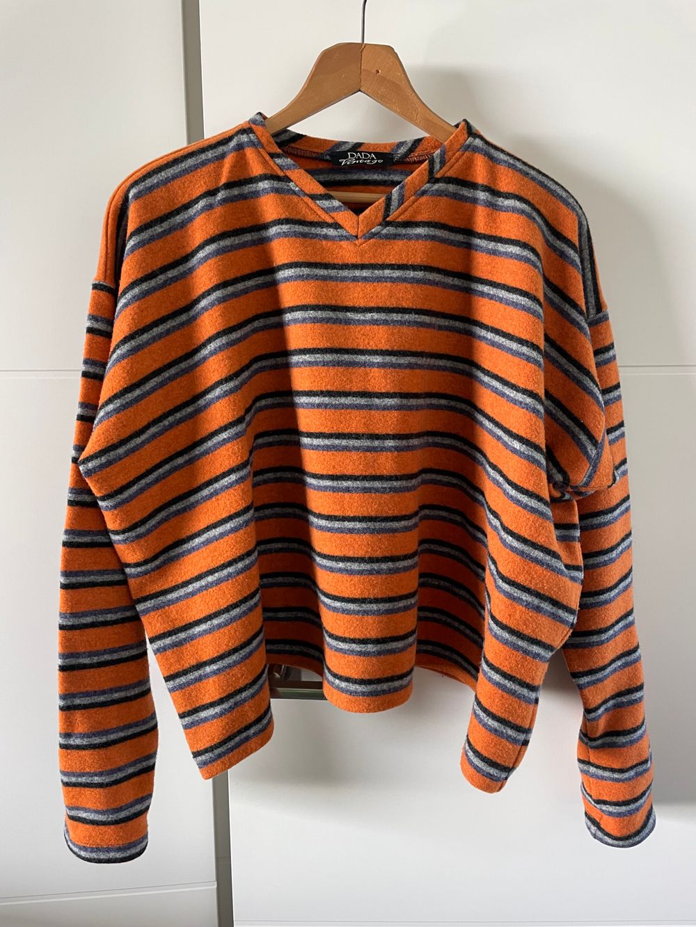 Orange Striped Jumper