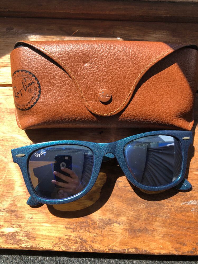 Ray-Ban - Ray-Ban Blue Wayfarer Cosmo Collection Mercury