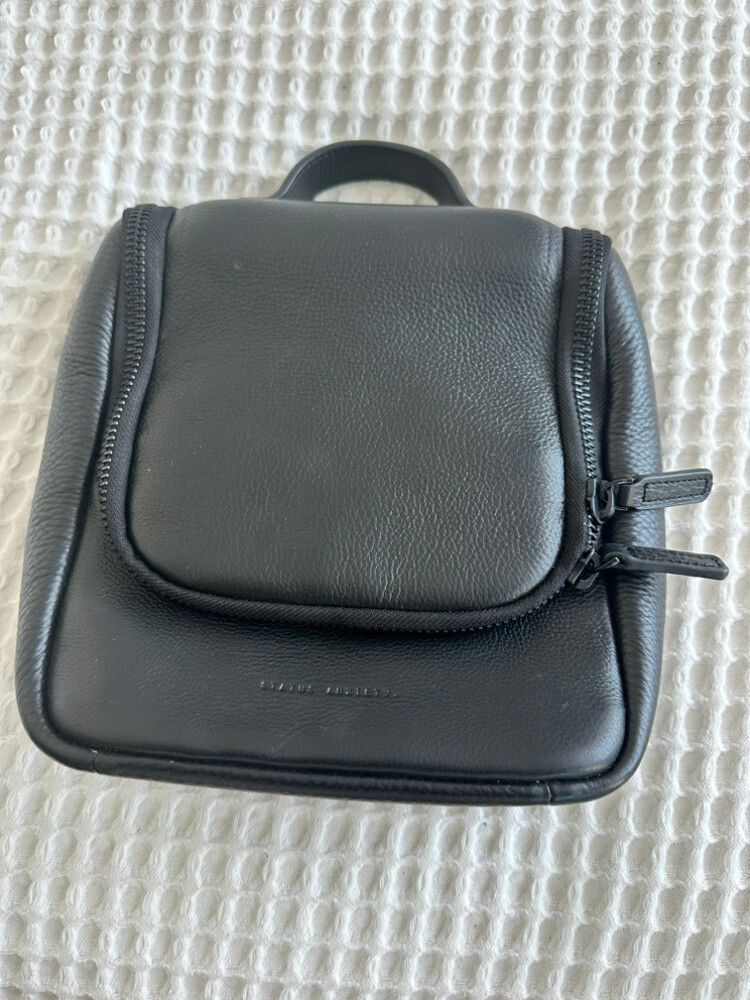 Status Anxiety Black Travel Toiletry Bag unisex