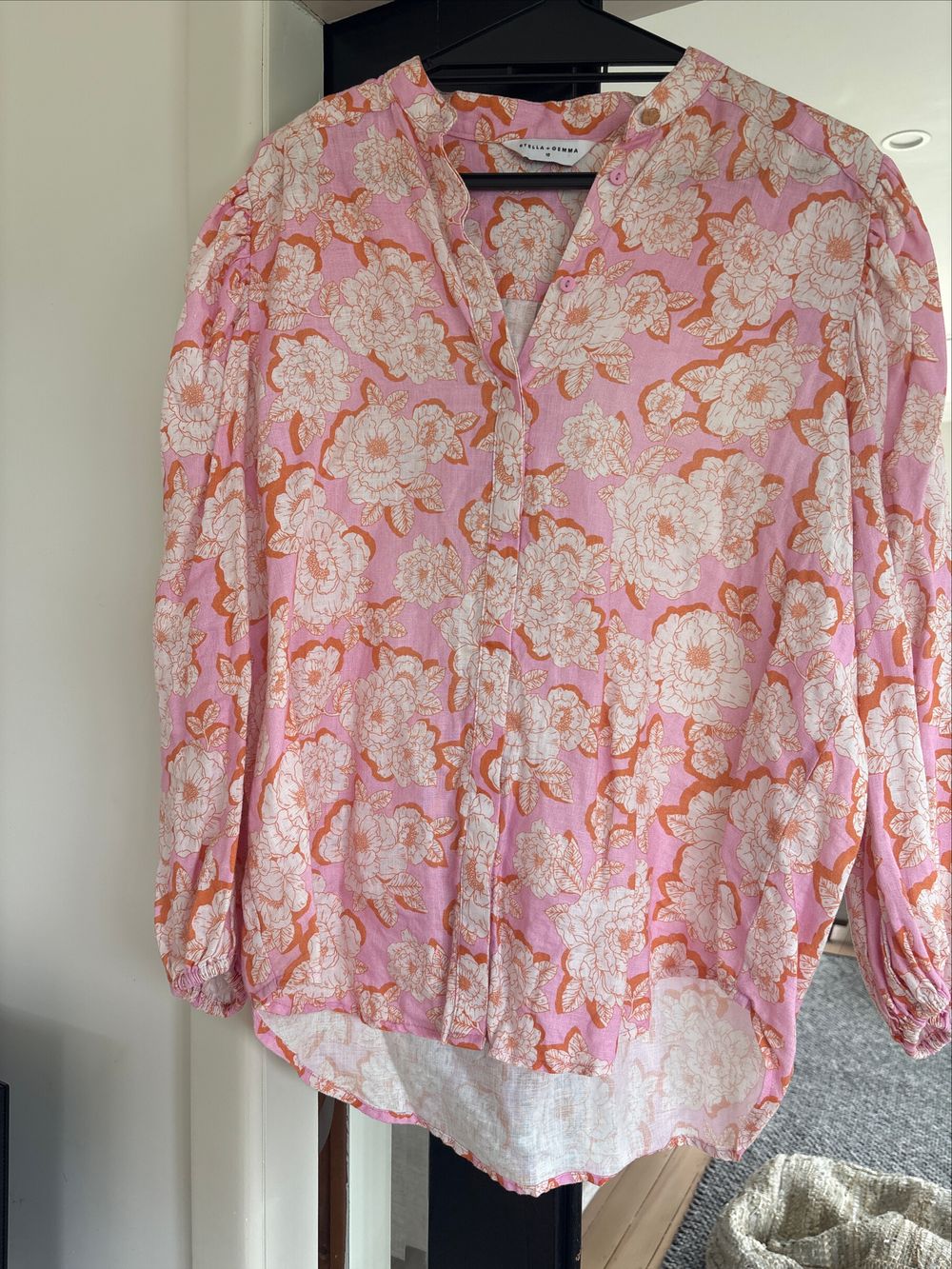 Stella + Gemma Pink Floral Shirt