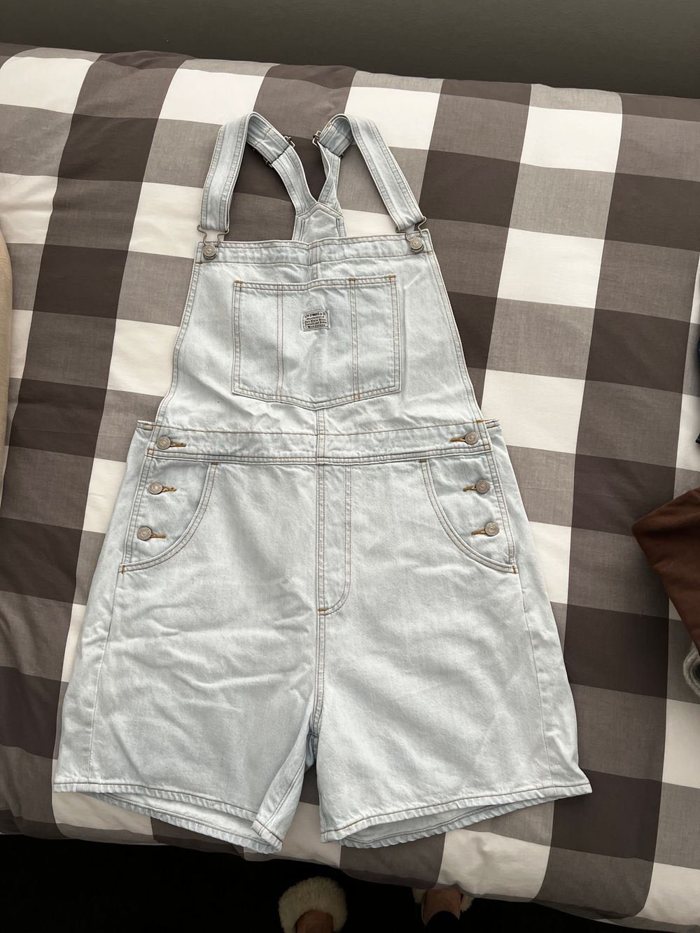Levi's Light Blue Denim Overalls