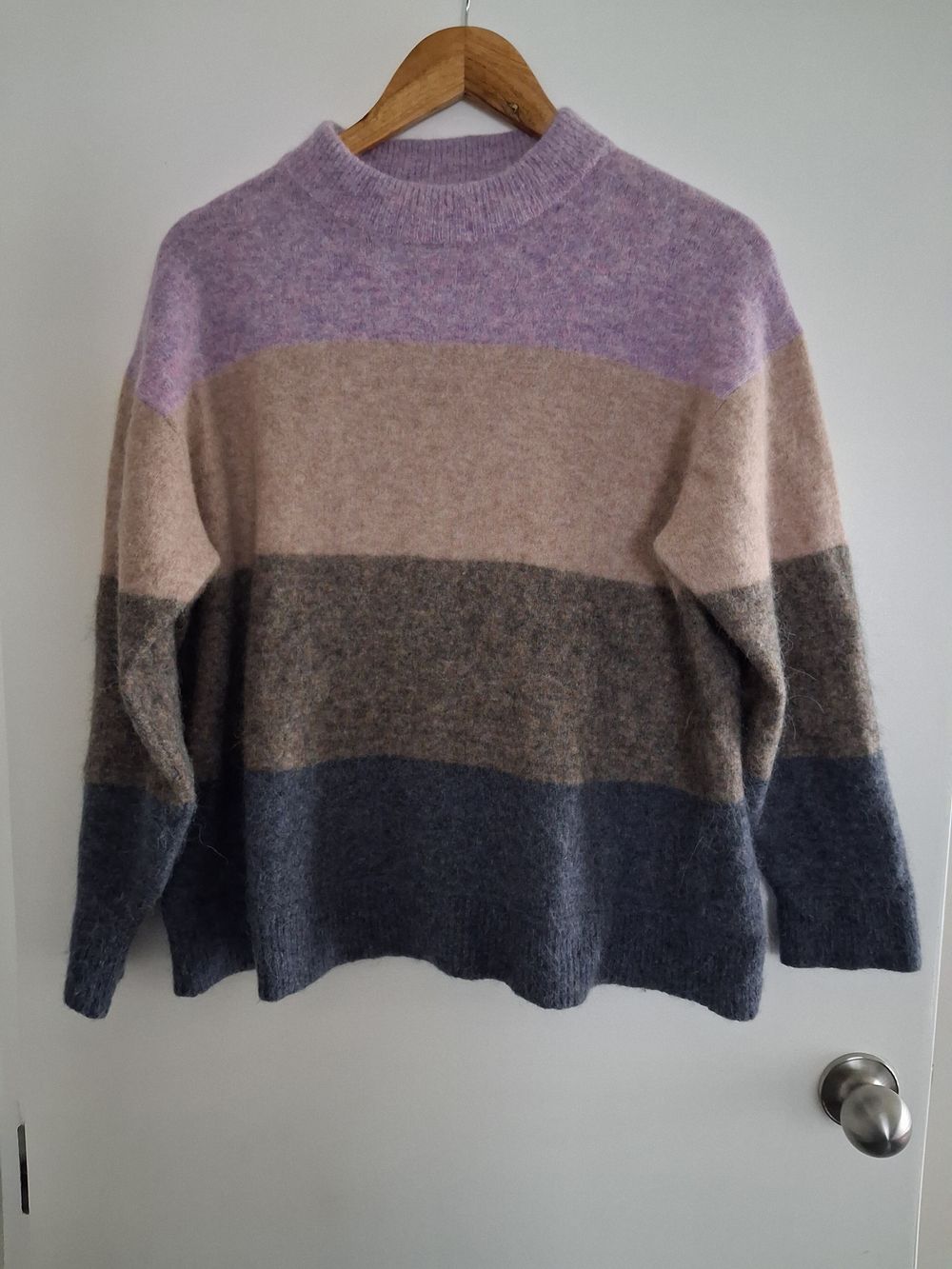 Gorgeous Alpaca / wool MINERAL jumper size L