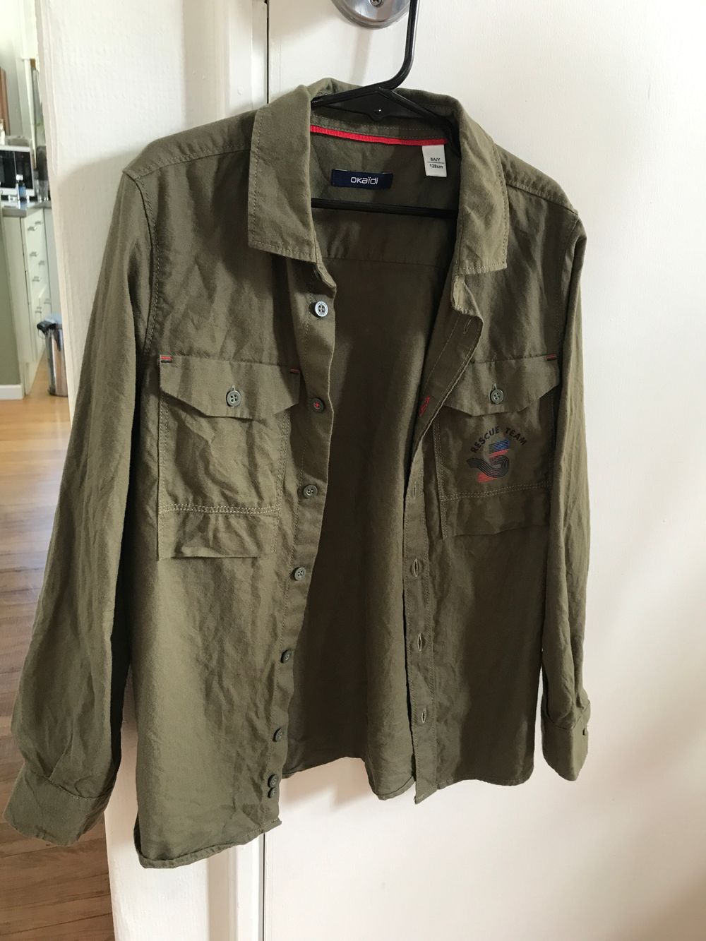 Khaki boys' shirt