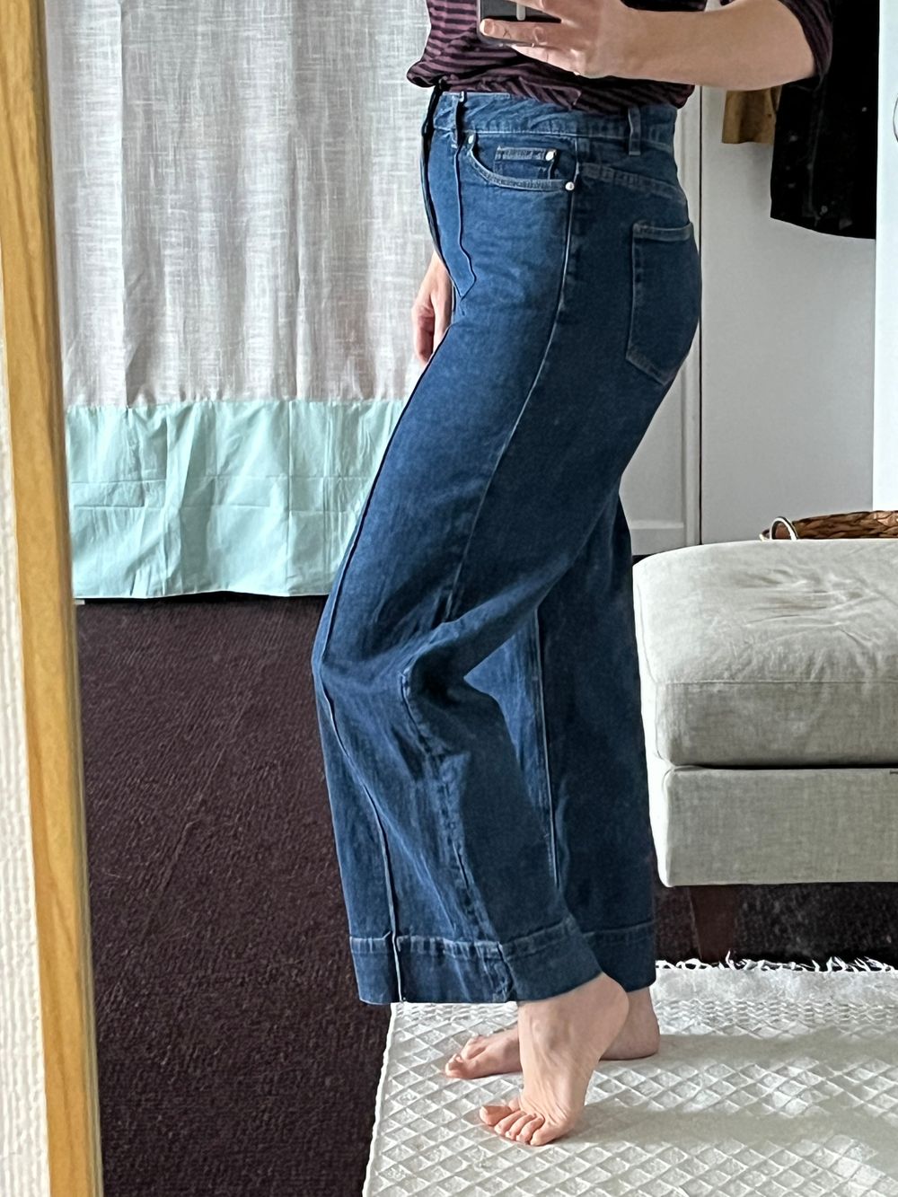 Wide leg jean