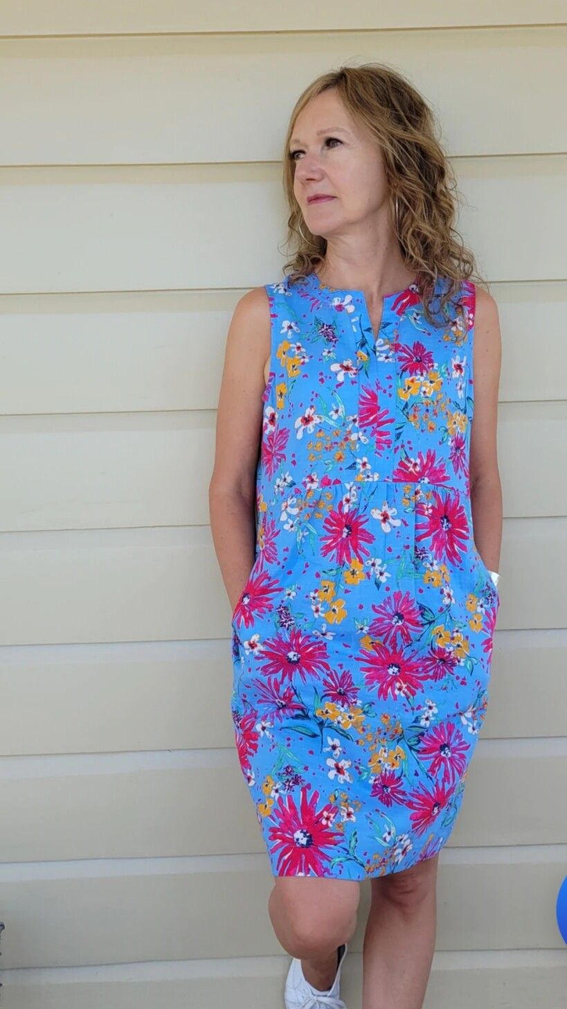 Herd of Birds - Linda Dress - Linen on Designer Wardrobe