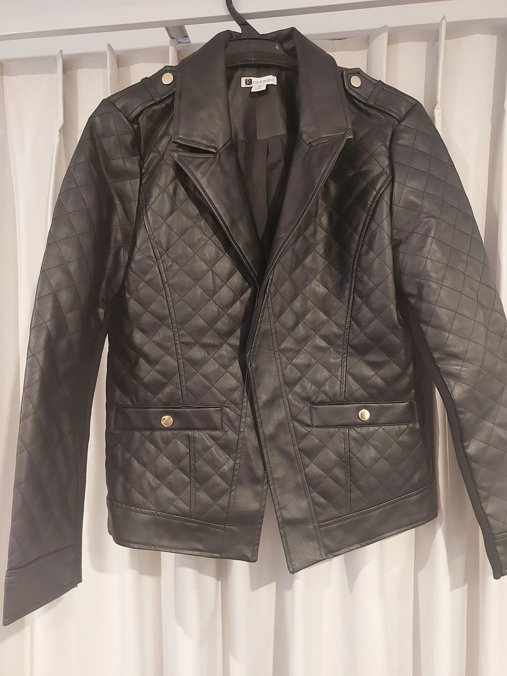 Rockmans Black Quilted Jacket