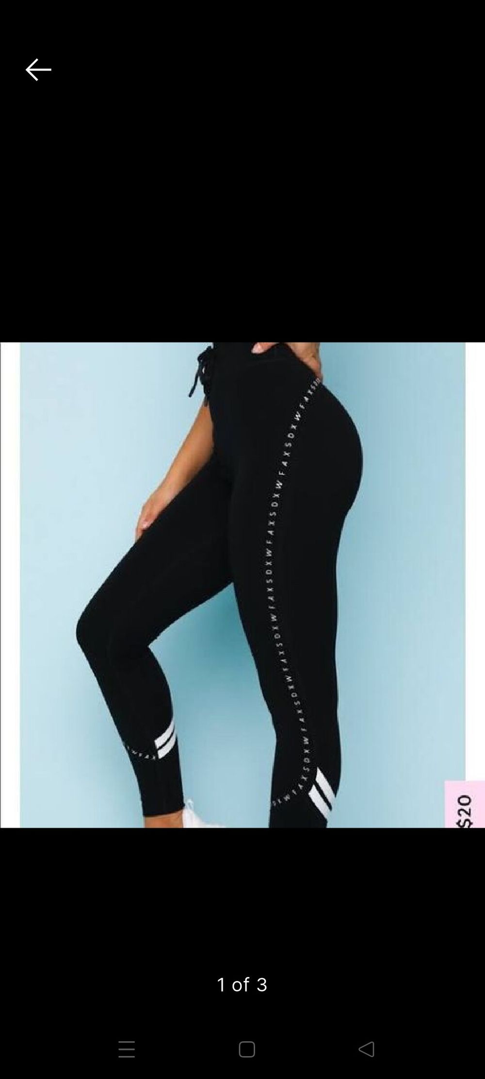 White Fox Boutique Black Leggings