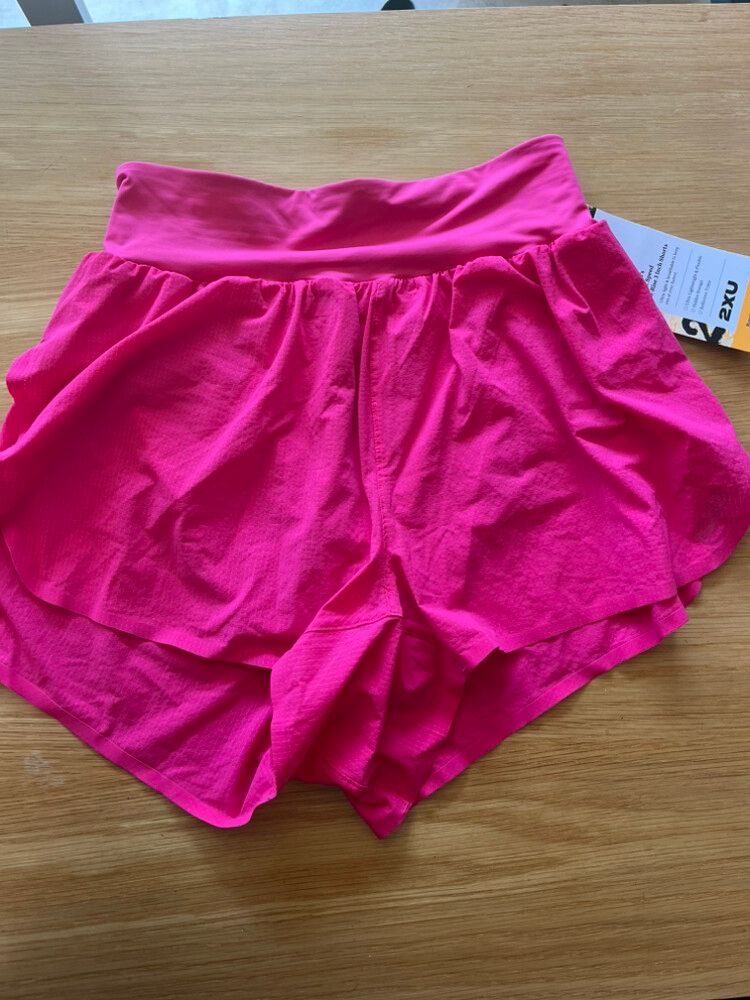 2xu Pink Light Speed Hi-Rise shorts