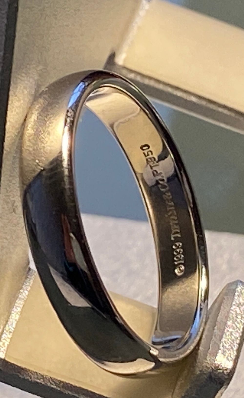Tiffany And Co. Platinum Wedding Band