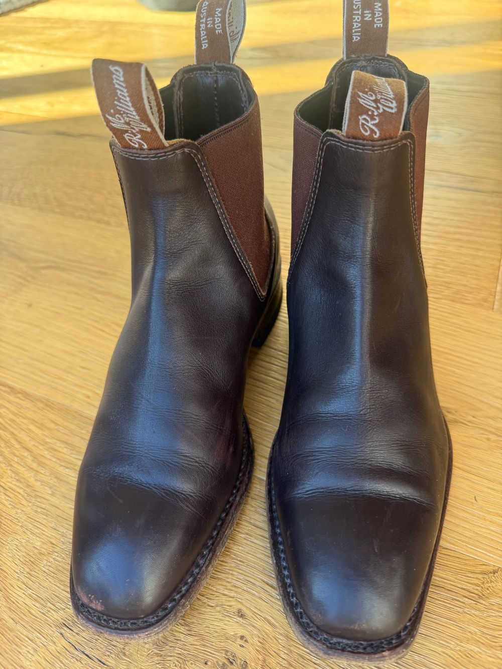 R.M. Williams Brown Leather Boots