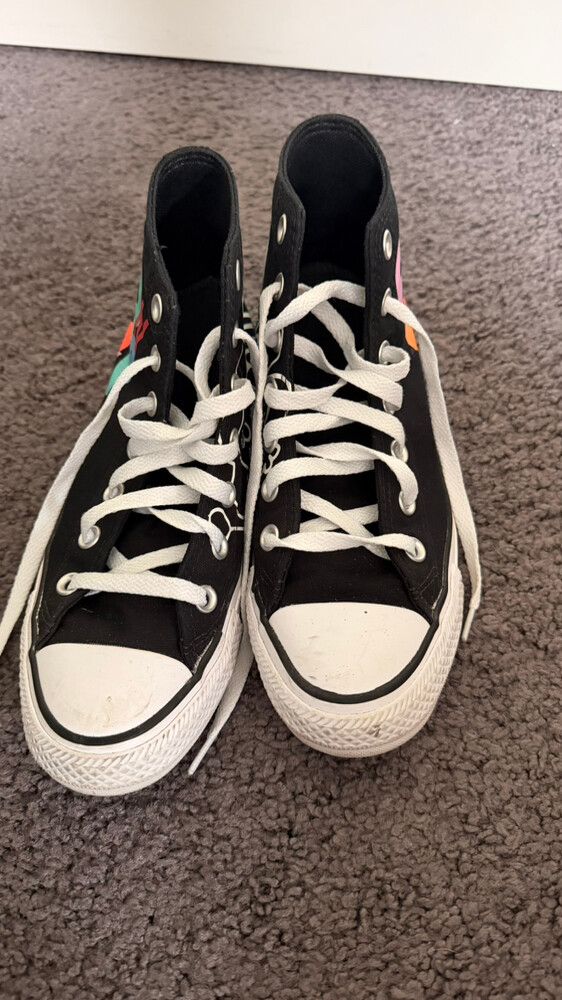 Converse Black White High Top Sneakers