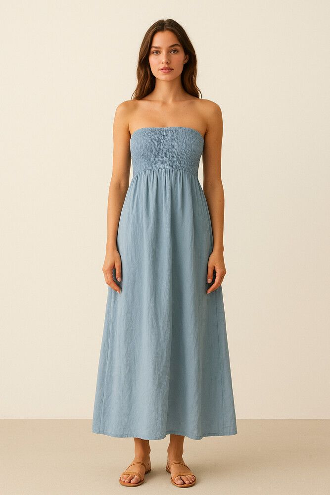 knee length dresses for ladies Lusia Maxi Dress Oliander Blush main image 1