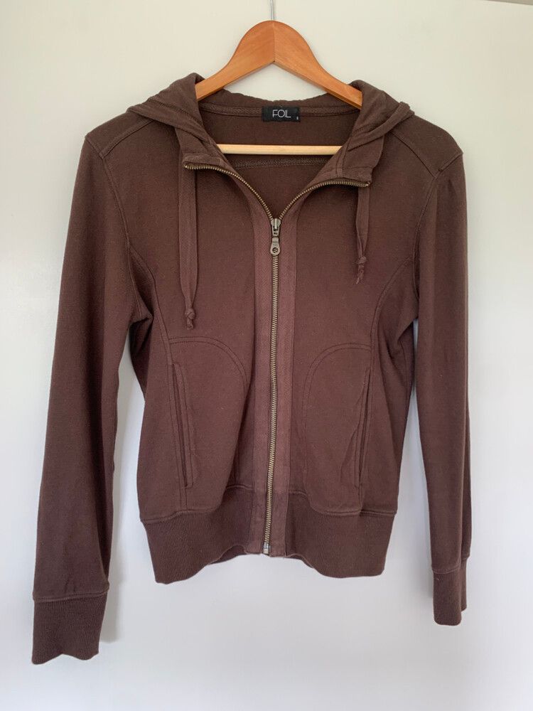 Brown Zip Hoodie