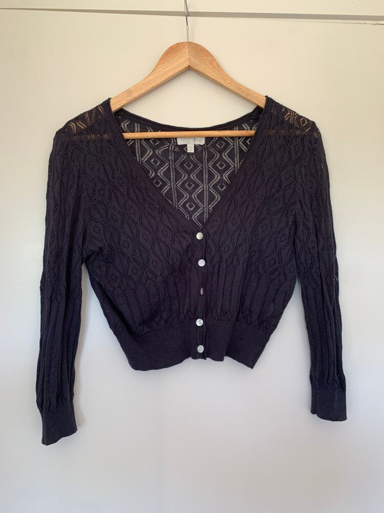 Navy Cardi