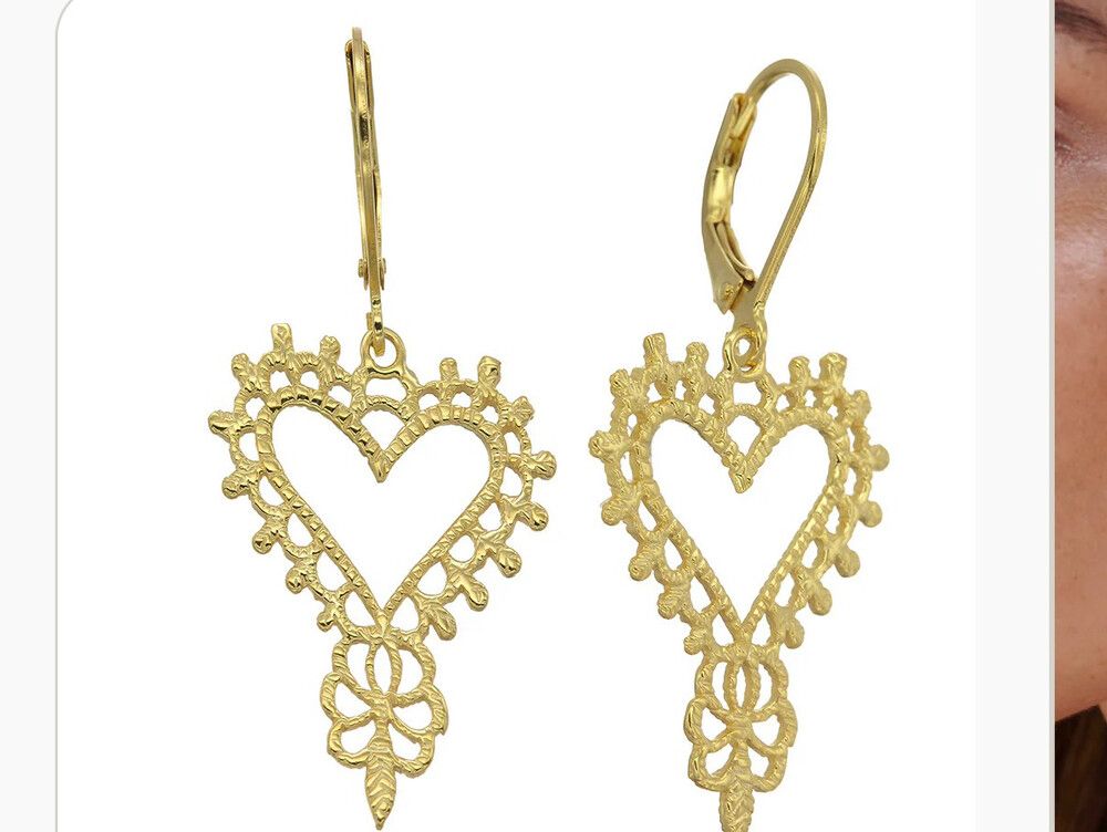 Gypsy heart earrings