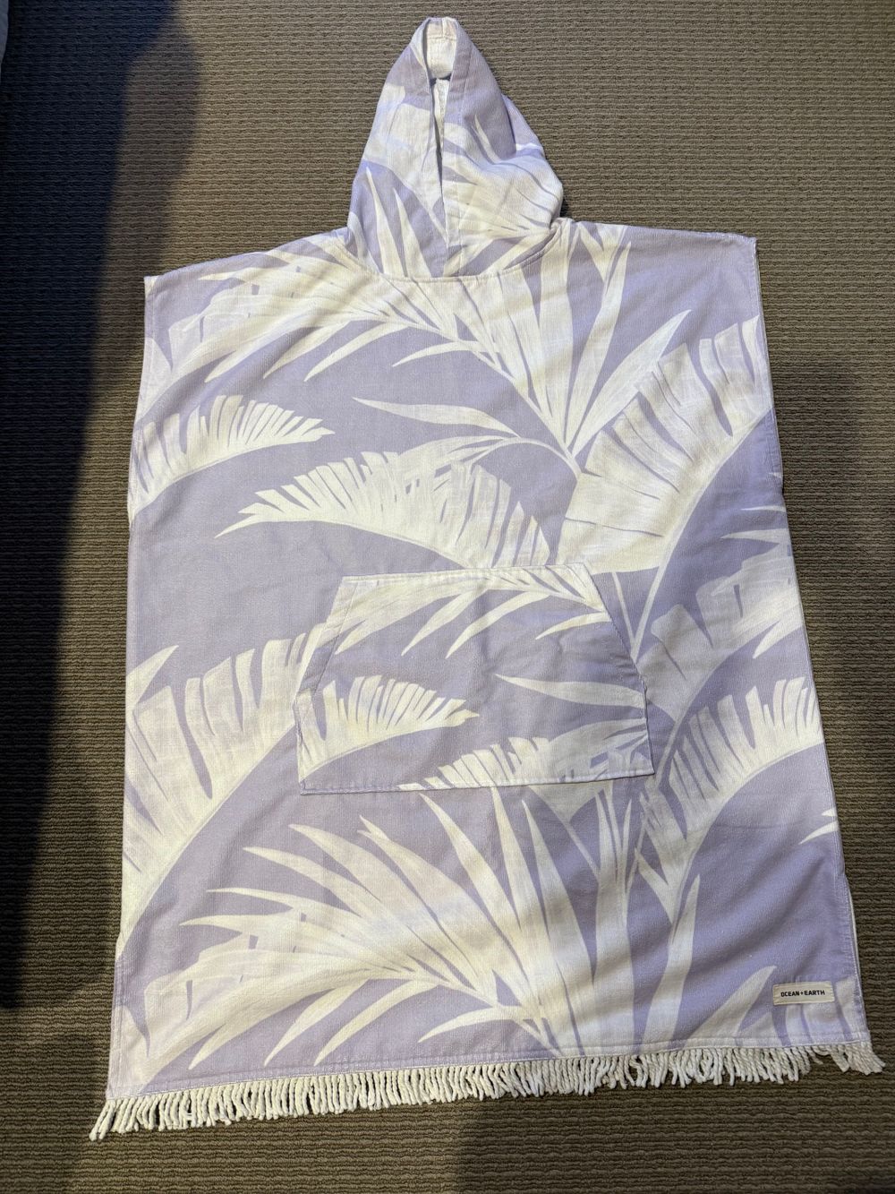 Ladies Bliss Hooded Poncho Towel - Ocean&Earth