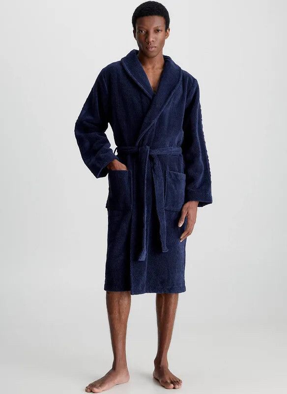 Men’s CK Navy Bath Robe
