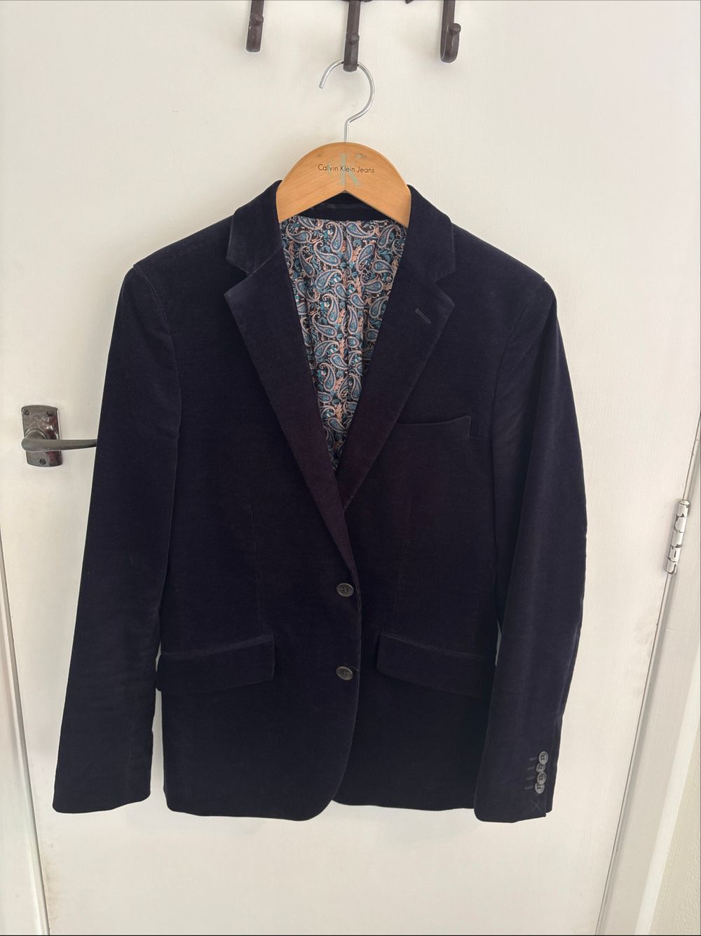 Barkers Navy Corduroy Blazer