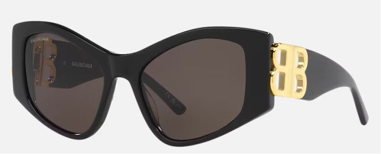 Woman's Black Balenciaga BB0287S 001 Sunglasses