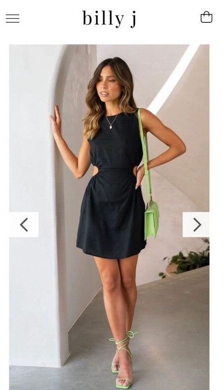 Black Cut Out Dress