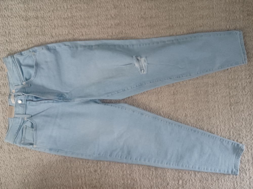 Levi's Blue High Waisted Mom Jeans