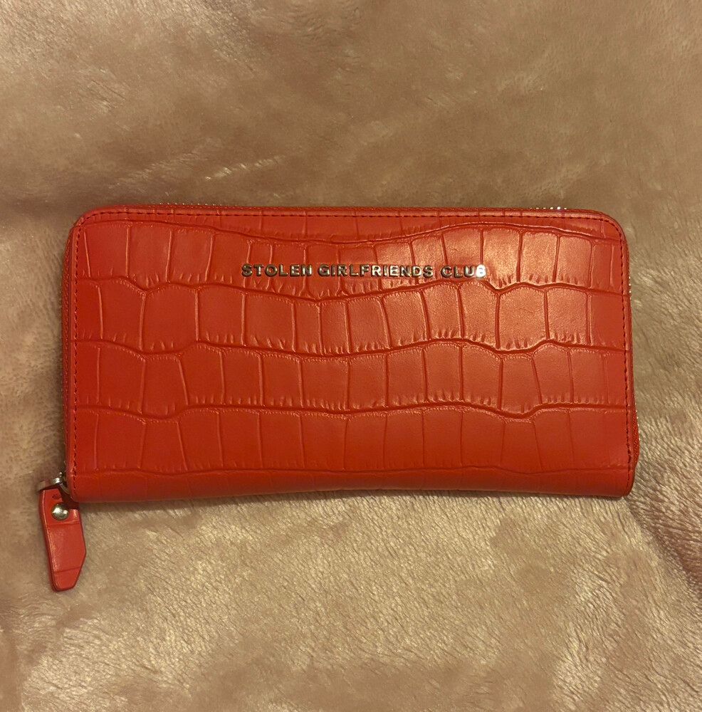 Stolen Girlfriends Club Big Trouble Wallet in Cherry