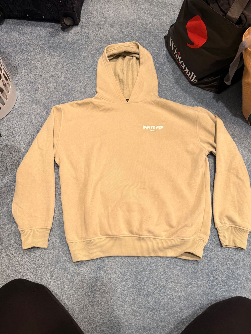 White Fox Light Green Hoodie