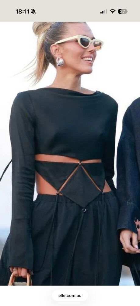 Bec and Bridge Dimond Days top Black