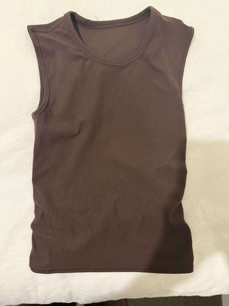 Lululemon Brown Ribbed Tank Top