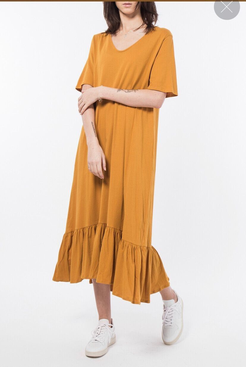 Kowtow Gather Hem Building Block in Marigold