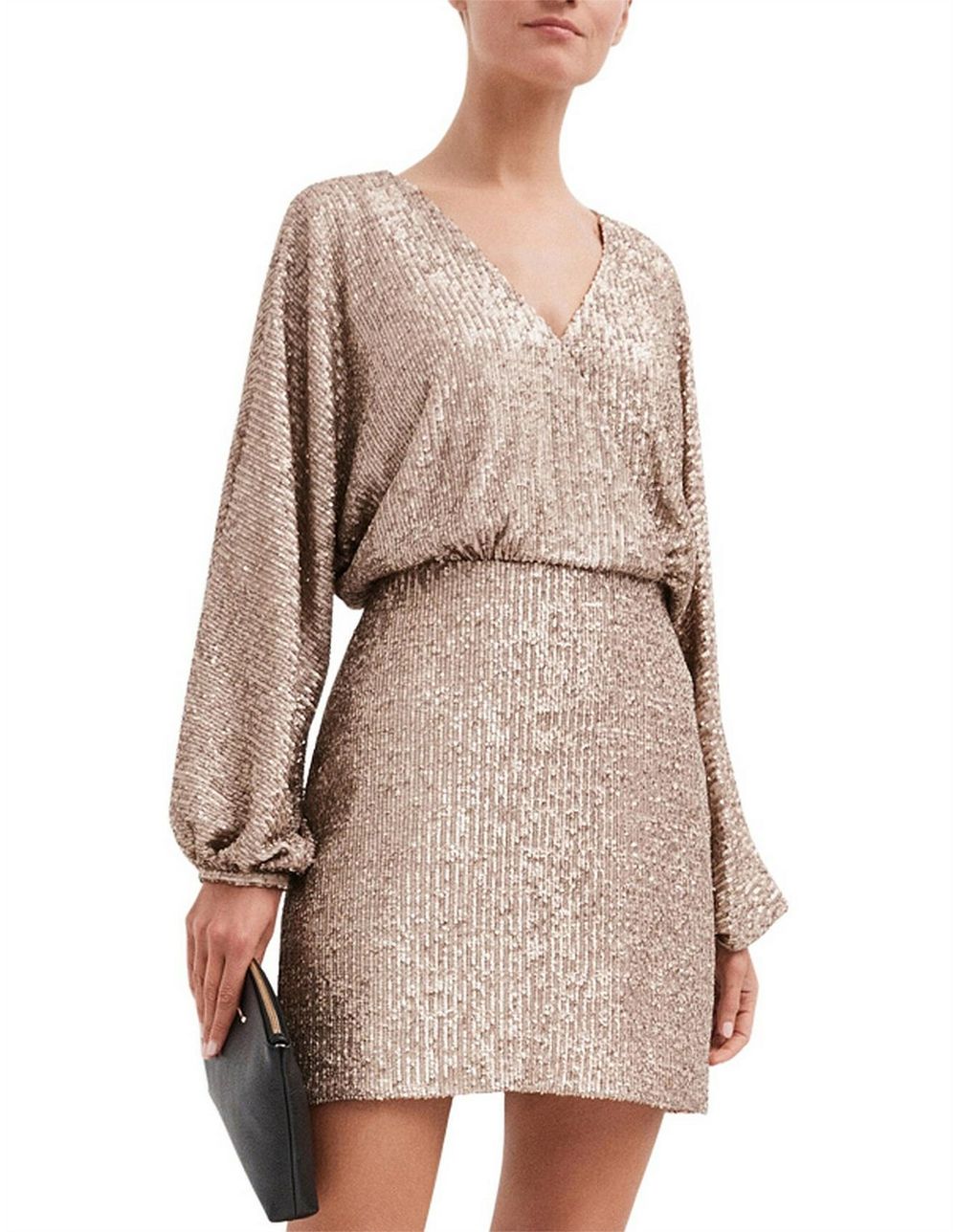 Witchery - Gold Sequin Dress on Designer Wardrobe