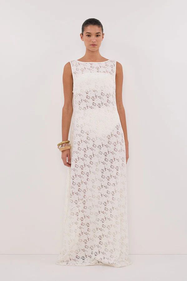chinese dress ladies Louvelle Linen Maxi Dress main image 1