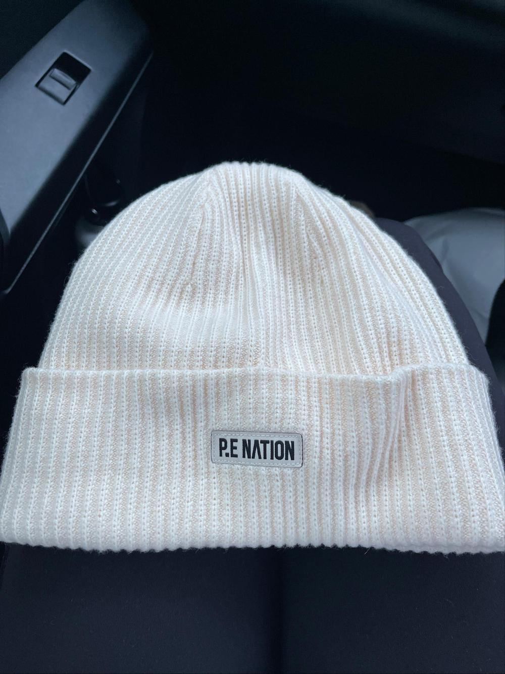 PE Nation Courtside Beanie P.E Nation COURTSIDE BEANIE IN DEEP BLUE - AirRobe main image 3