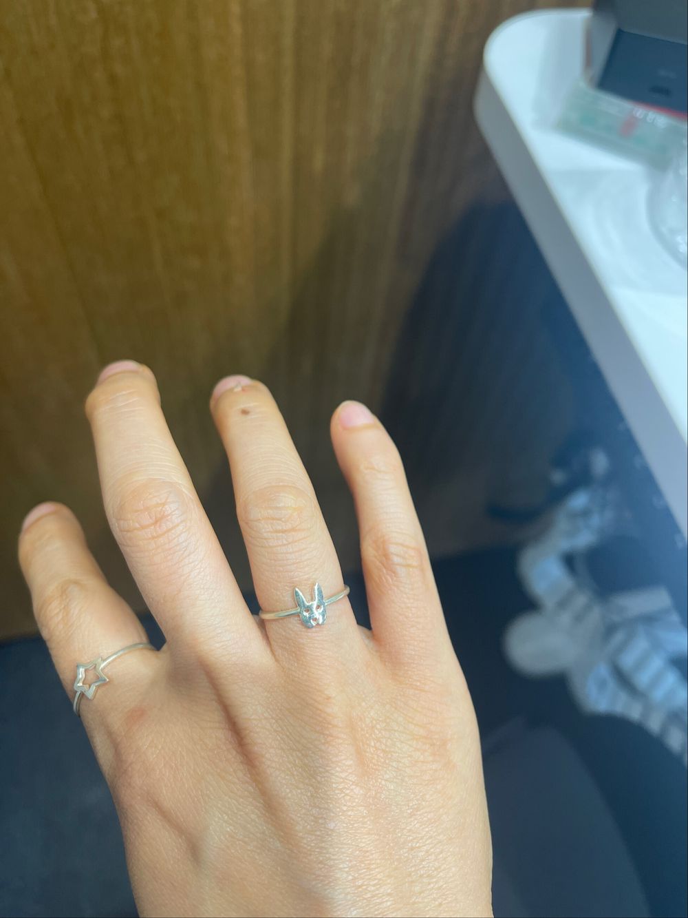 Mini Rabbit Ring Silver