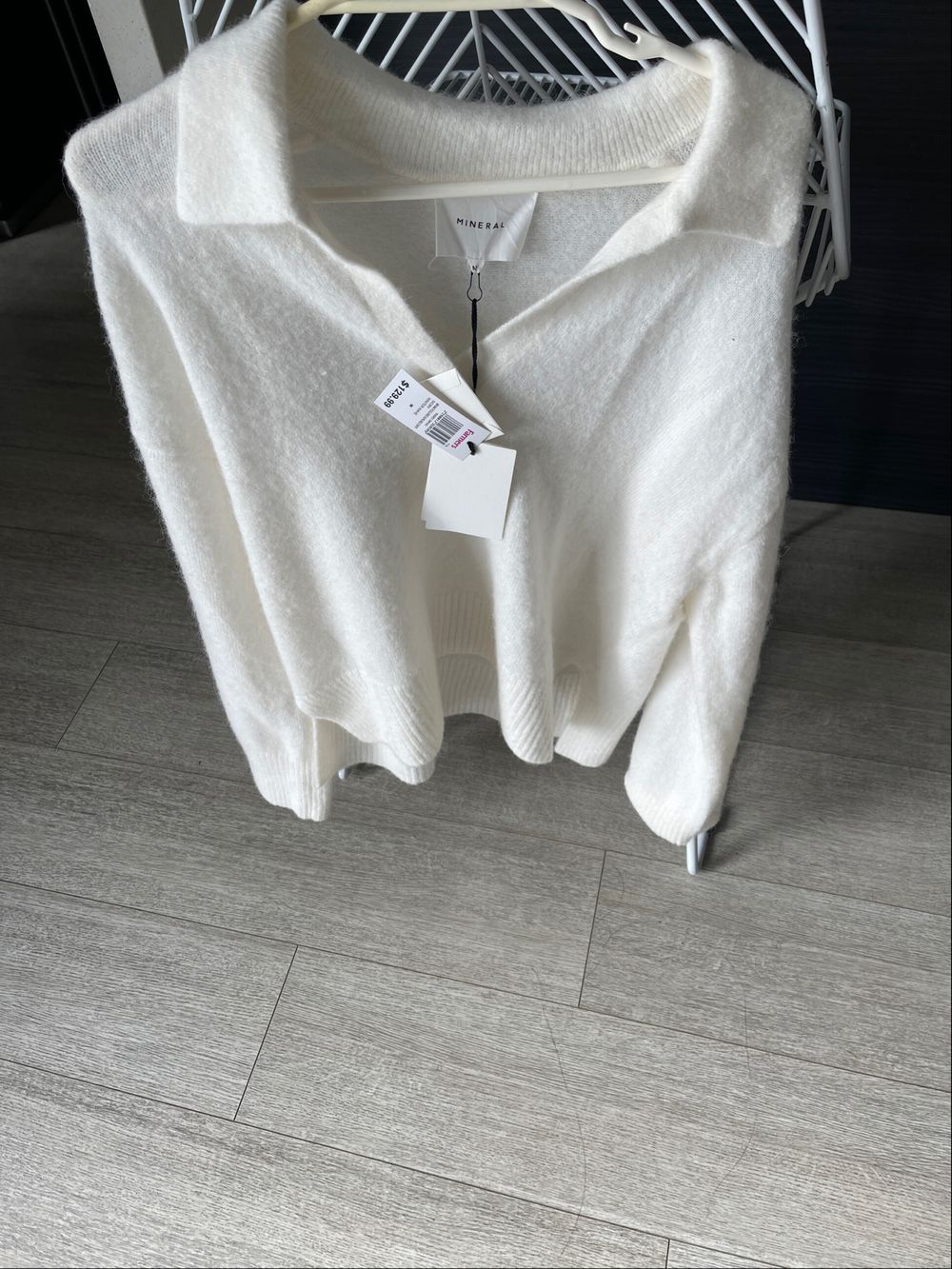 Macycollared Sweater Ivory
