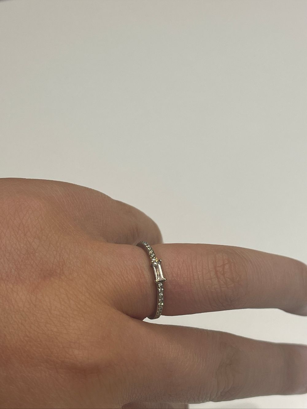 Meadowlark wedding band morganite and diamond