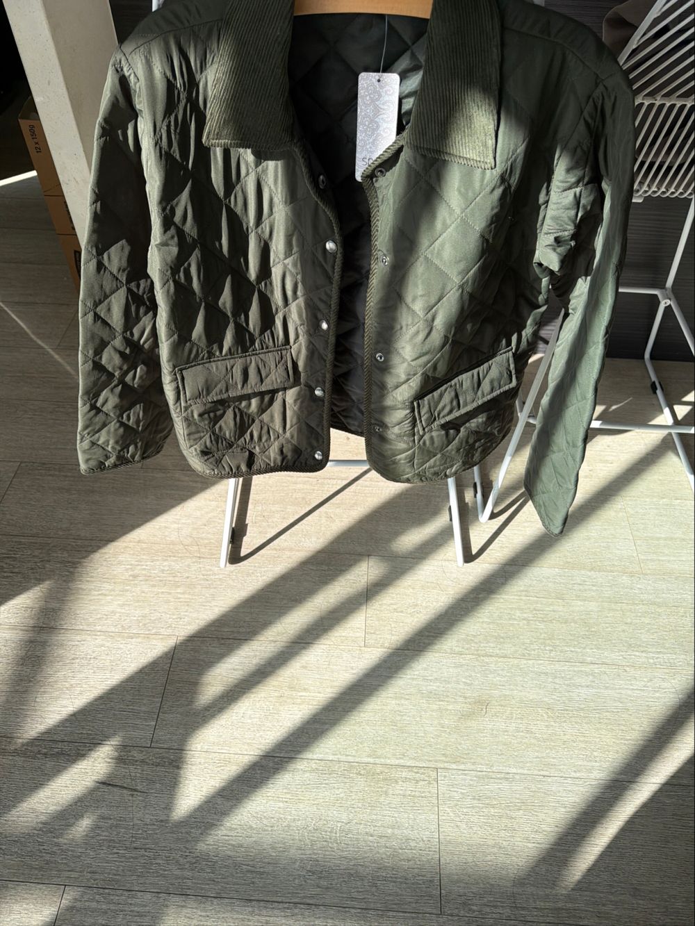 Spirit Green Quilted Jacket
