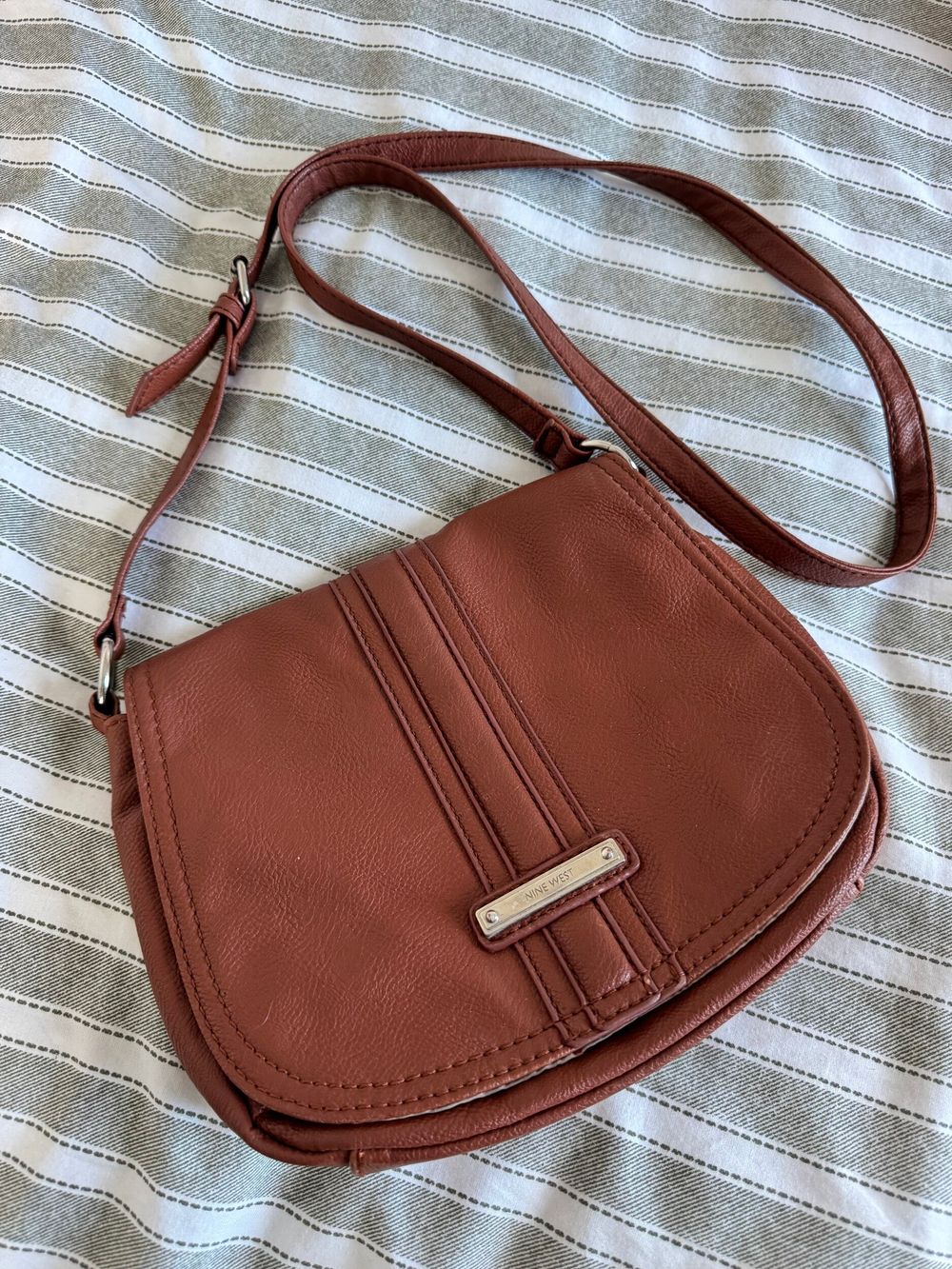 Nine West Brown Crossbody Bag