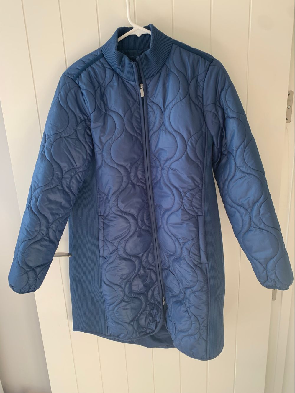 Chalk Blue Quilted Jacket