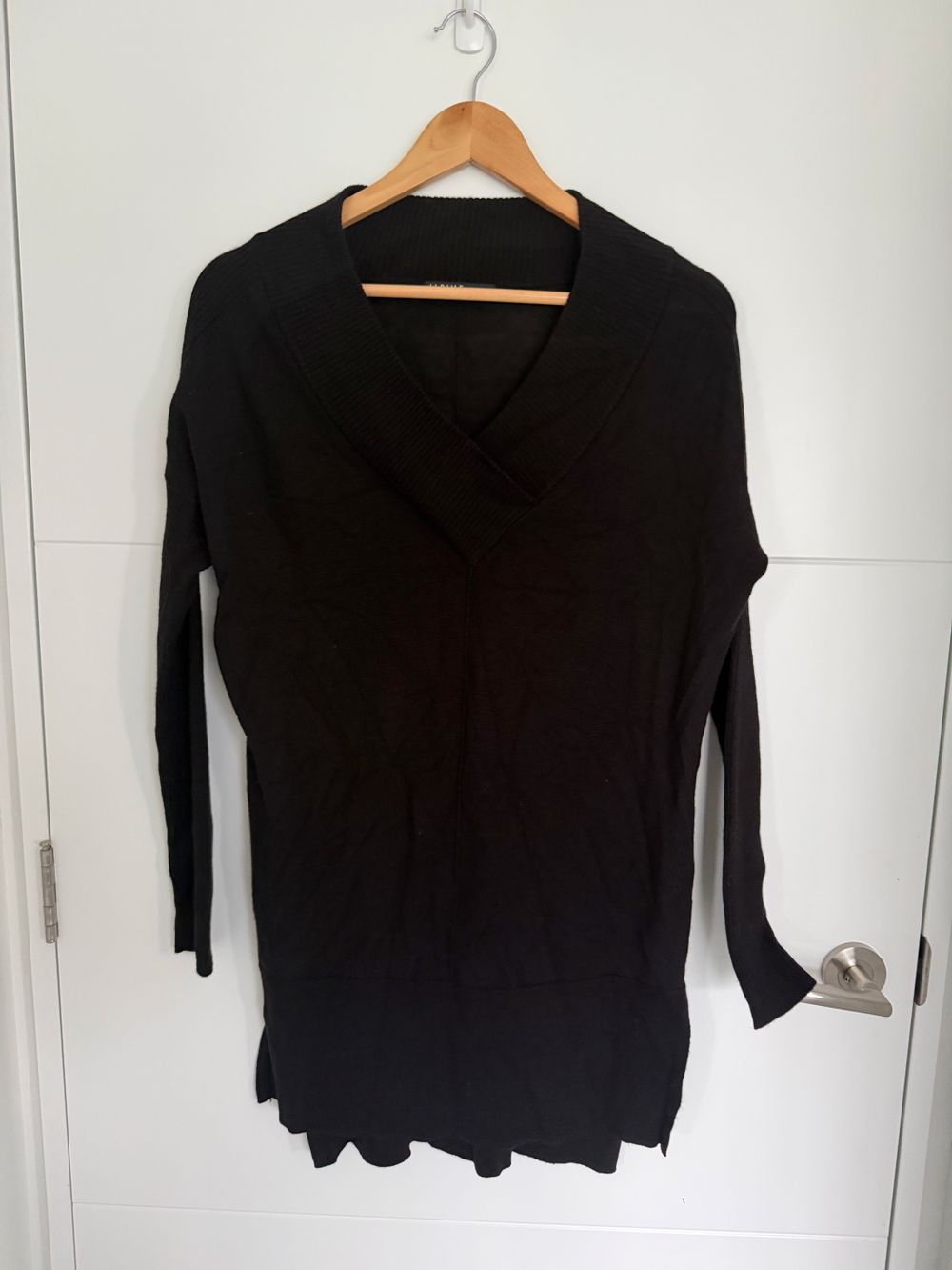 Alpine by Shine On Black V-Neck Jumper