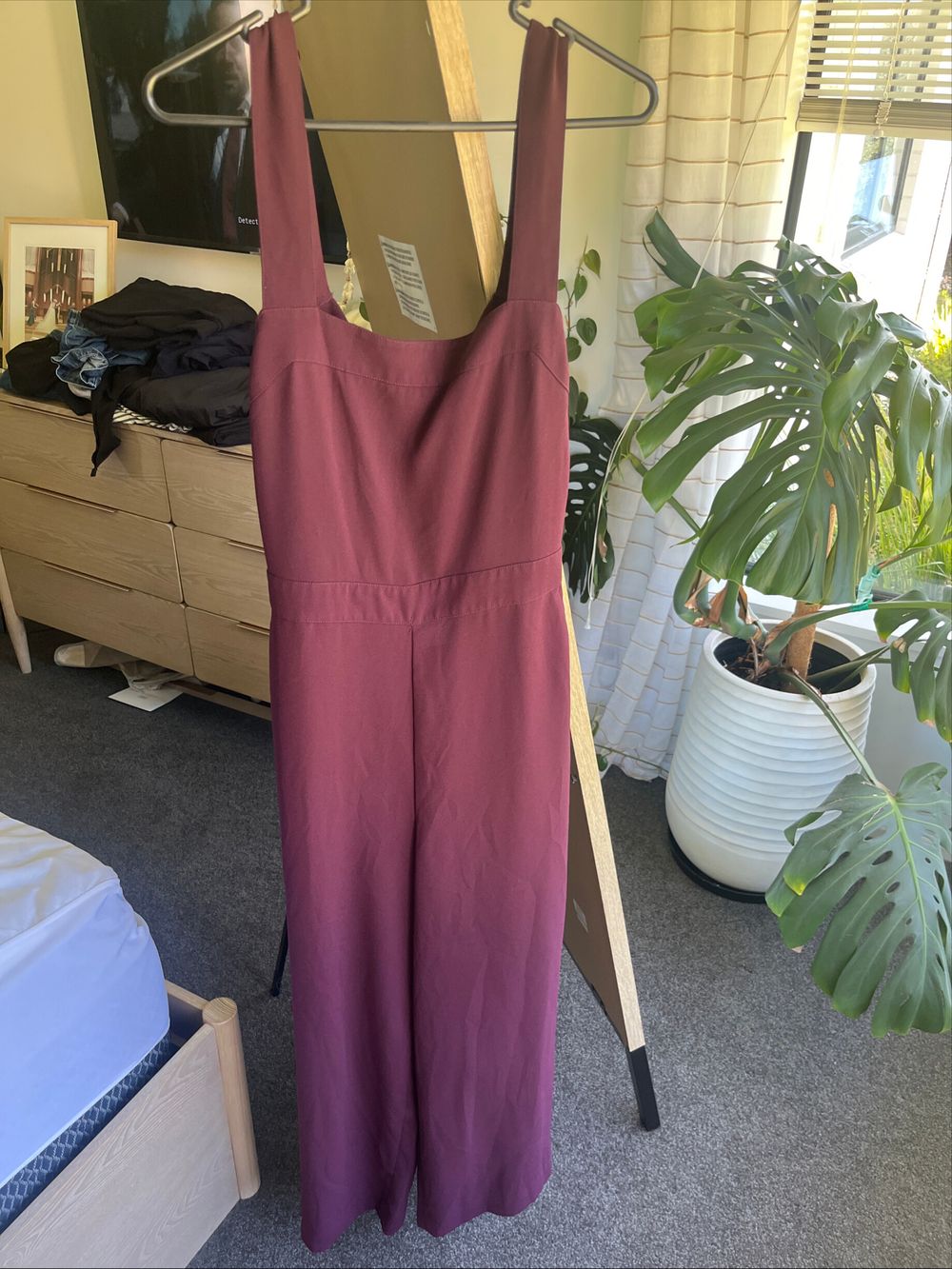 Madewell - Madewell Burgundy Jumpsuit on Designer Wardrobe
