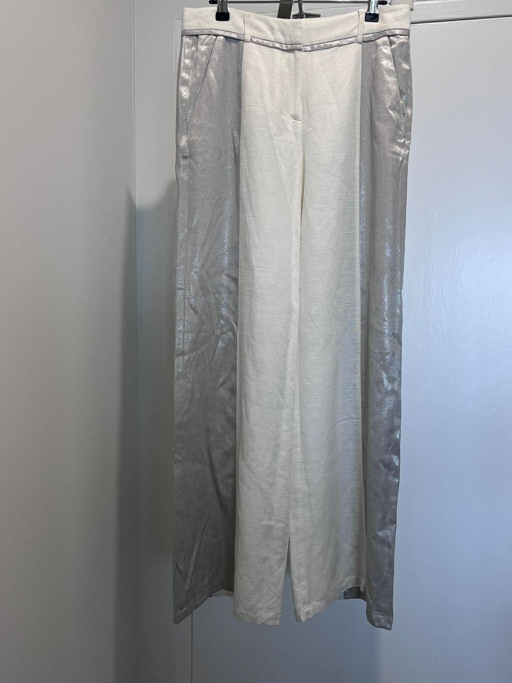 Sass & Bide "The Thought Process" Wide Leg Pants Size 8 Rare 2005 Sharp Line