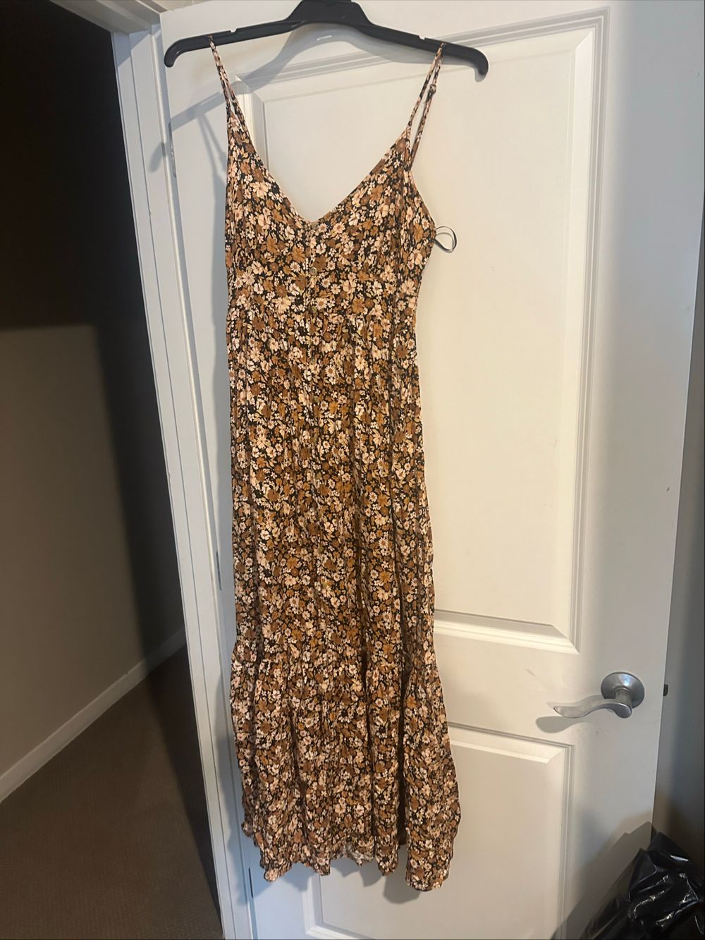Rip Curl Brown Floral Midi Dress