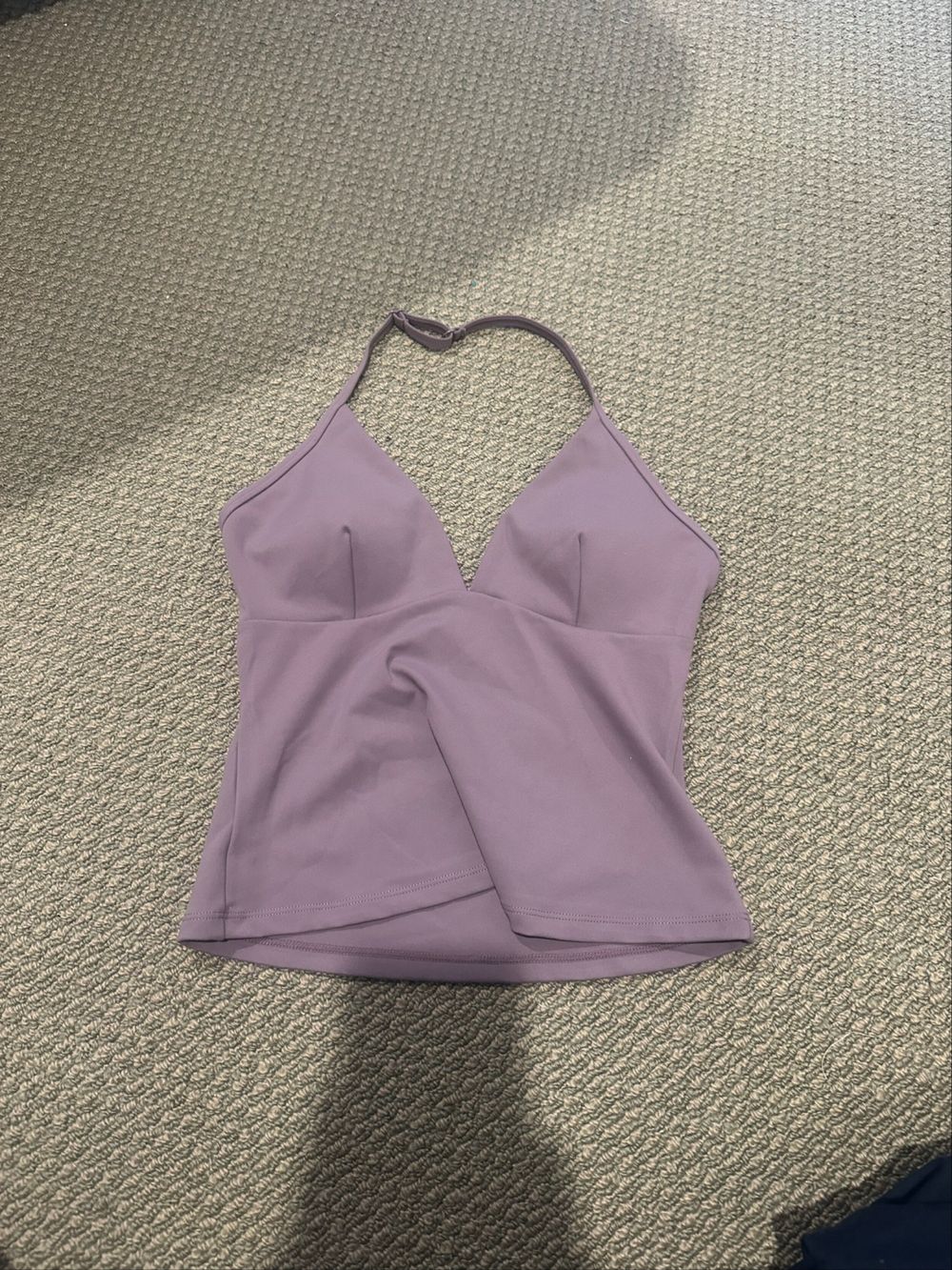 Purple Halter Neck Top