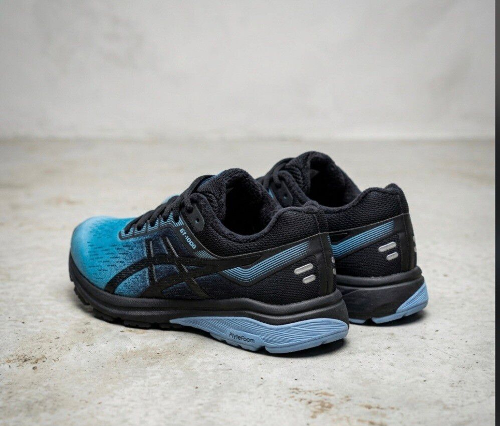Asics Black And Blue GT-1000 Sneakers