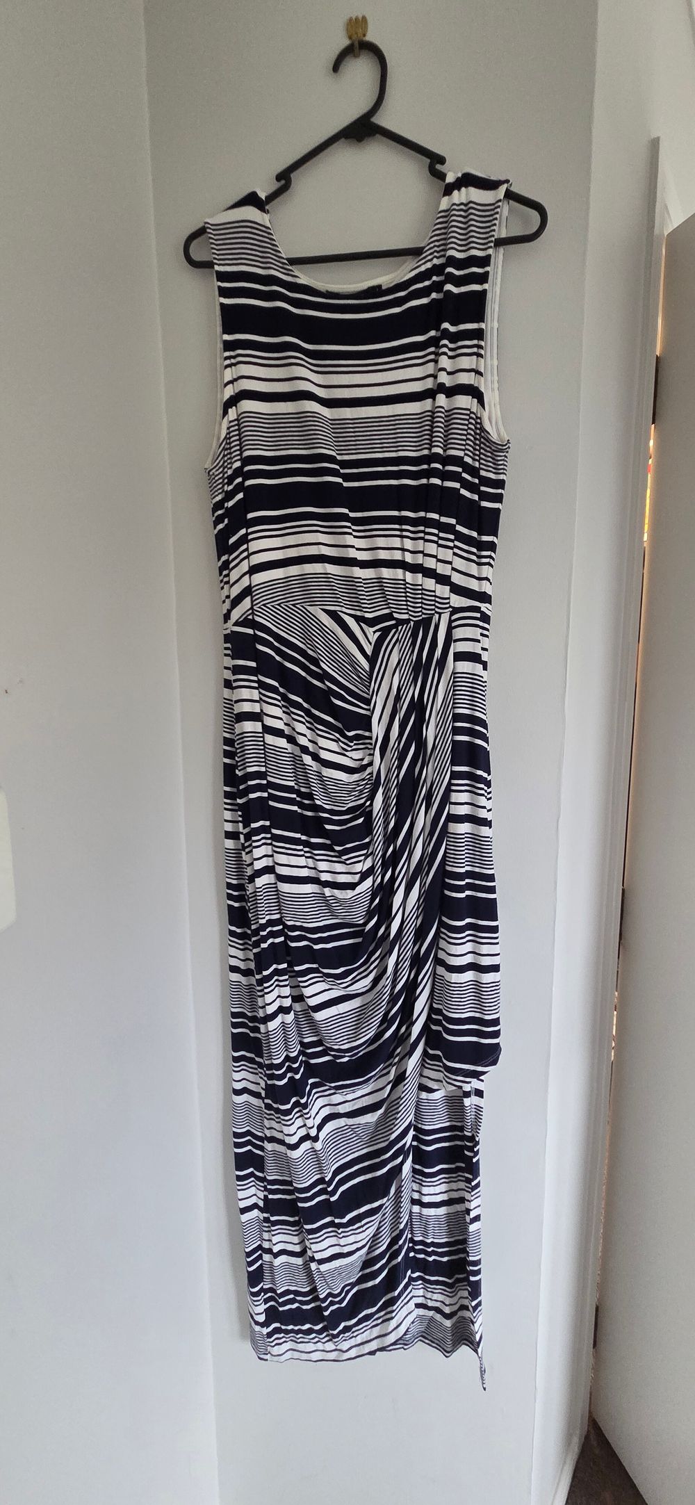 Portmans Navy And White Striped Maxi Dress